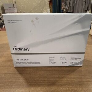 The Ordinary The Daily Set Squalane Cleanser Hyaluronic Acid Moisturizer 3Pc